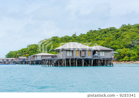 Water bungalow village Water bungalow village 9283341
