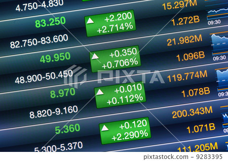 Increases of the stock market 9283395