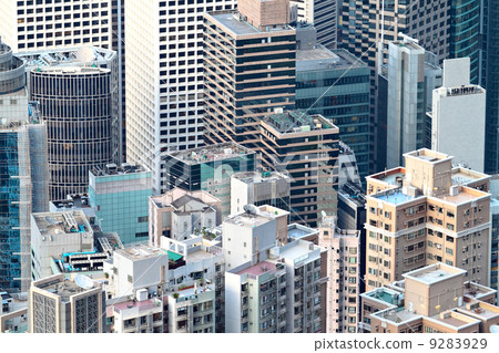 crowded apartment building crowded apartment building 9283929