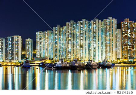 Residential district in Hong Kong 9284186