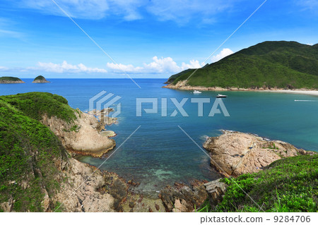 Sai Wan beach in Hong Kong Sai Wan beach in Hong Kong 9284706