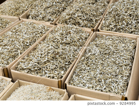 Small silver dried fish Small silver dried fish 9284995