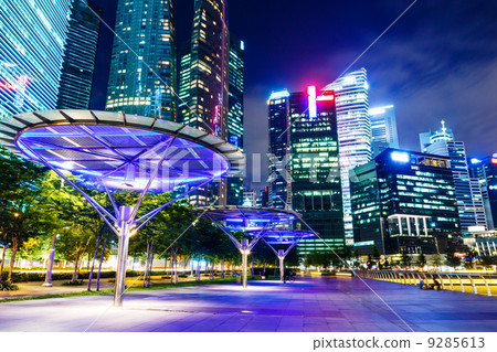 Singapore skyline at night Singapore skyline at night 9285613