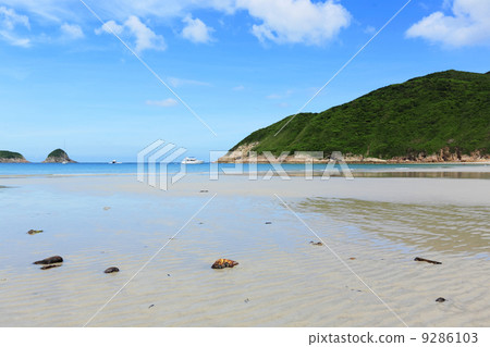 Sai Wan beach in Hong Kong 9286103