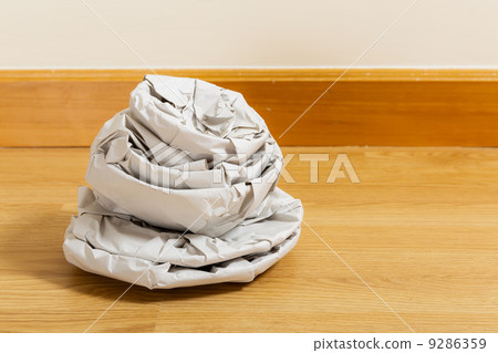 Kitchen utensil wrapped by paper 9286359