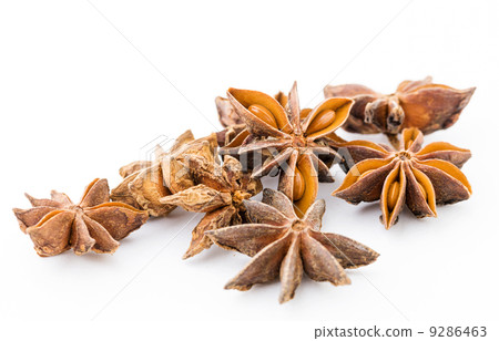 Star anise isolated on white 9286463