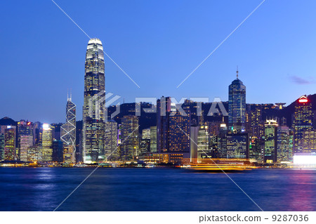 Hong Kong at night 9287036