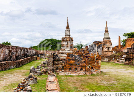 Historic architecture in Ayutthaya, Thailand 9287079