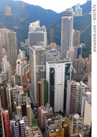 Hong Kong crowded buildings Hong Kong crowded buildings 9287672