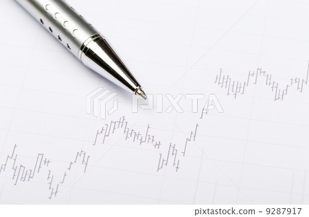 Stock market chart 9287917