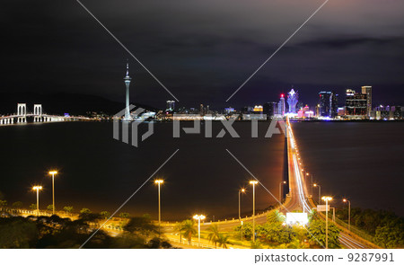 Macau city at night Macau city at night 9287991