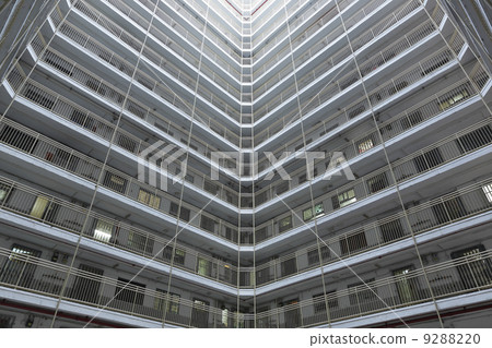 public apartment block in Hong Kong public apartment block in Hong Kong 9288220