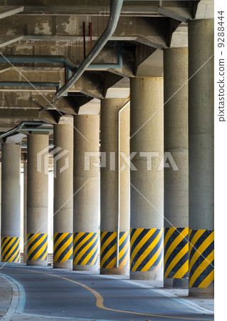 Under the highway road bridge 9288444