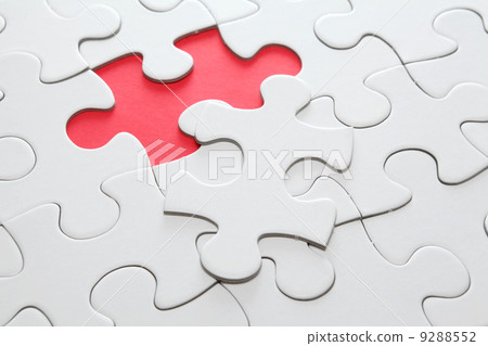 puzzle with missing red piece 9288552