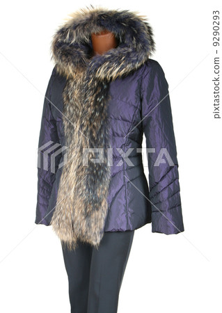 Female jacket trimmed by fur 9290293