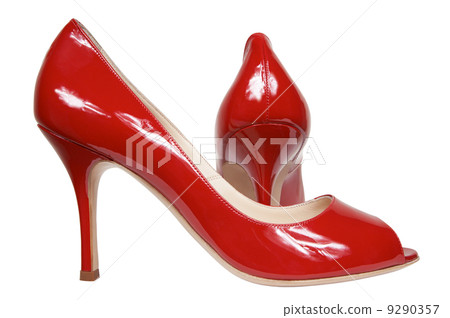 Red female shoes 9290357