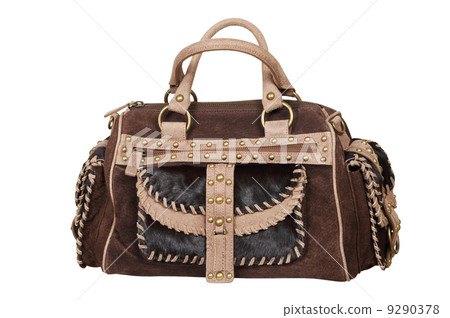 Suede female bag 9290378