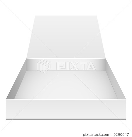 Blank flat opened box 9290647