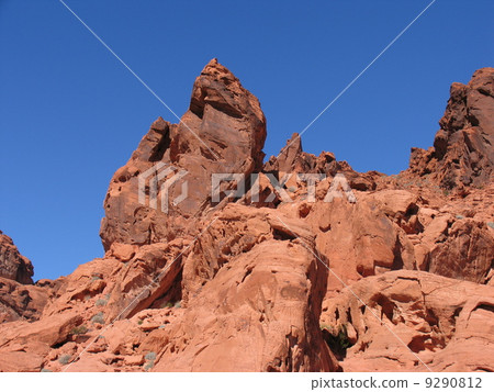 美國內華達州火州立公園在拉斯維加斯附近 9290812