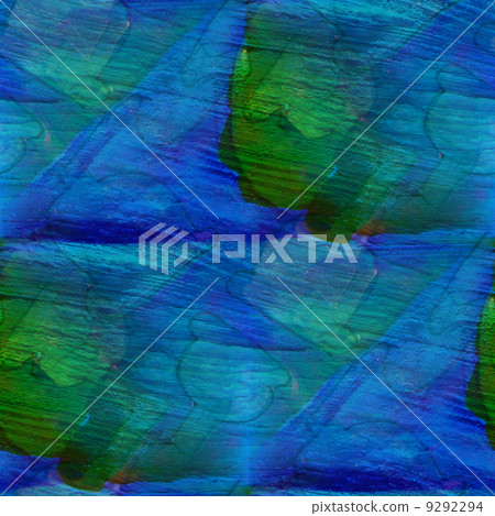 seamless green, blue cubism abstract art Picasso texture waterco 9292294