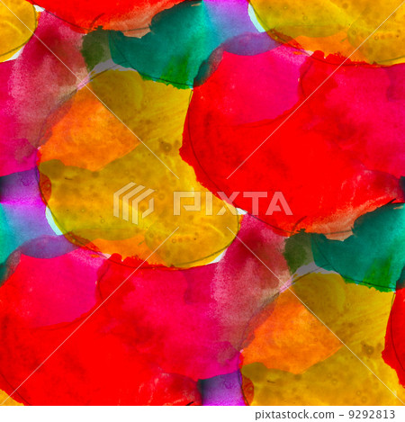 seamless red yellow green background watercolor water abstract a 9292813