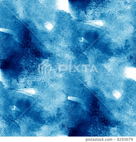 blue abstract sea waves watercolor seamless texture hand painted 9293079