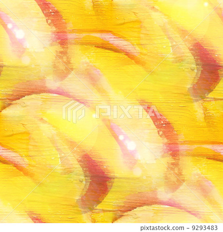 sun glare art yellow red spot, watercolor design 9293483