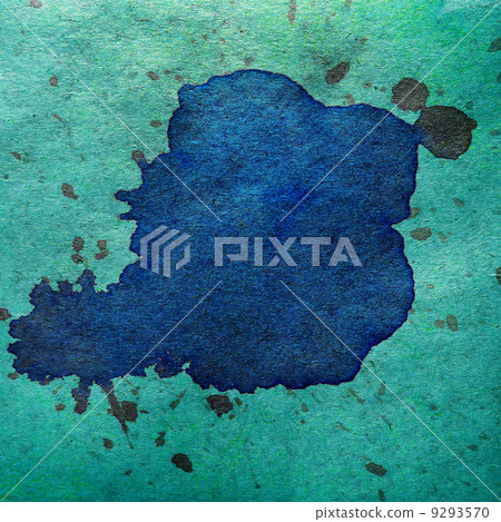 watercolor abstract blue green background paint color blob desig 9293570