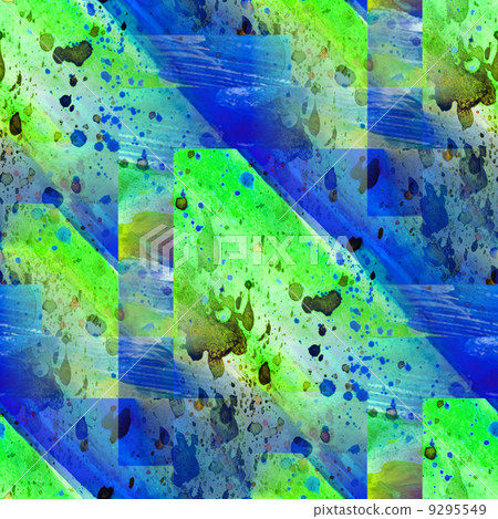 artist art background seamless handmade green blue bright waterc 9295549