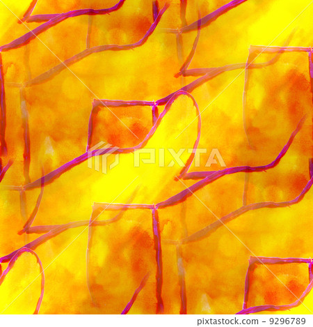art avant-garde hand paint background yellow, purple seamless wa 9296789