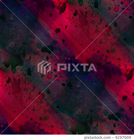 seamless painting watercolor with bright black purple red brushs 9297009