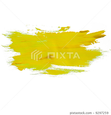 yellow green watercolors spot blotch isolated 9297259