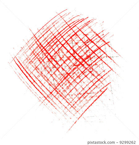 line and strick red pencil abstract painting texture 9299262