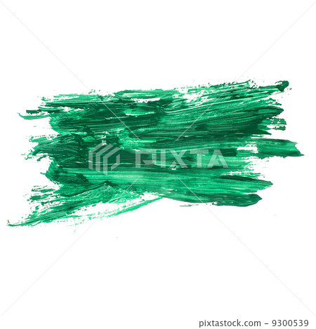 green watercolors spot blotch isolated 9300539