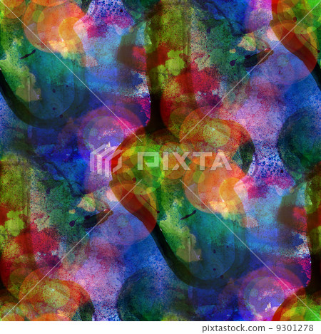 sunlight blue, green seamless cubism abstract art Picasso textur 9301278