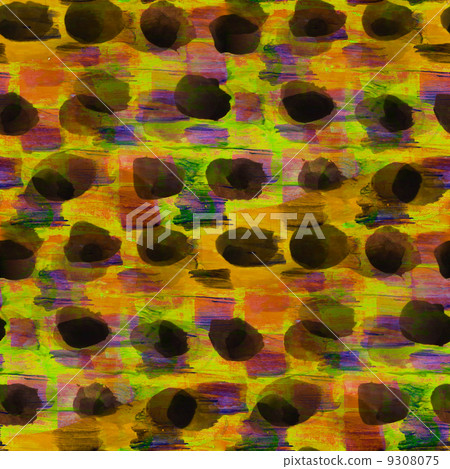 seamless yellow, black cubism abstract art Picasso texture water 9308075