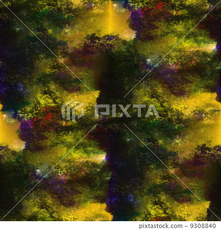 watercolor seamless texture background yellow, black paint abstr 9308840