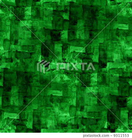 seamless cubism abstract art green Picasso texture watercolor wa 9311553