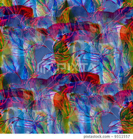 red blue background, art blot seamless and background , texture 9311557