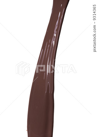 melted dark chocolate 9314365