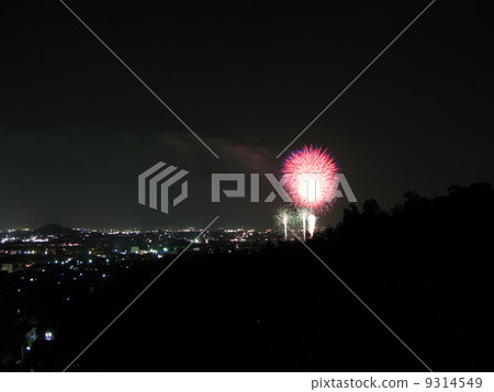 在Tensetsu Shrine節舉行的節日專用煙花節 9314549