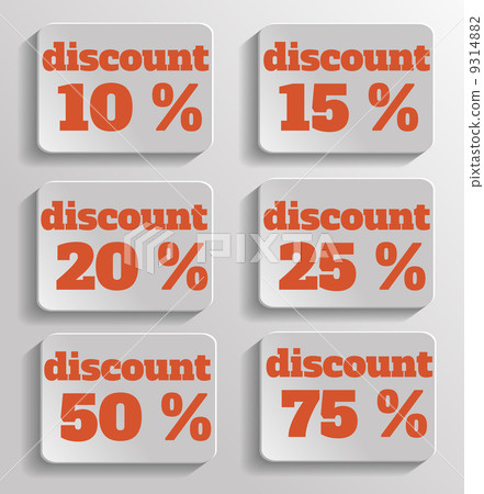 Discount text - Stock Illustration [9314882] - PIXTA