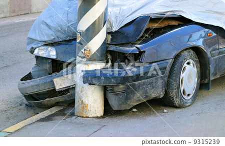 Broken crashed car Broken crashed car 9315239