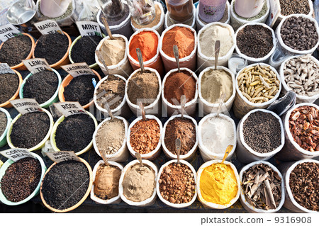 Spicies on Goa market 9316908