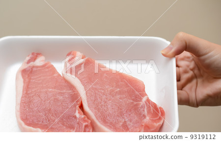 Meat meat pig pig thickness cut 9319112