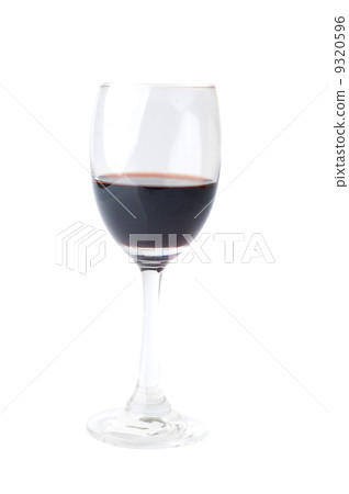 isolated red wine glass 9320596