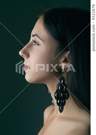 woman with black hairs woman with black hairs 9321676