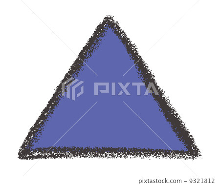 蠟筆劃的C_三角形 蠟筆劃的C_三角形 9321812