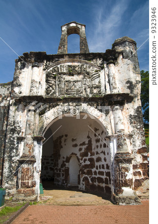 famous a famosa in melaka,malaysia 9323946