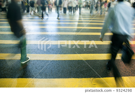 busy street in hong kong busy street in hong kong 9324298